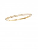 1.45ct Diamond 18K Gold Bangle