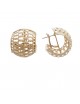 12.90 gram 18K Italian Gold Earrings