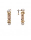 13.10 gram 18K Italian Gold Pearl Earring