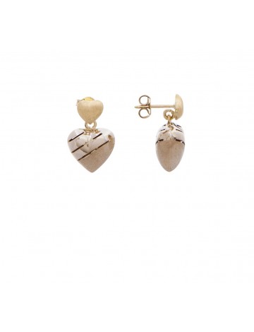 4.20 gram 18K Italian Gold Earrings