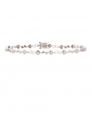 18K White Gold Diamond Bracelet