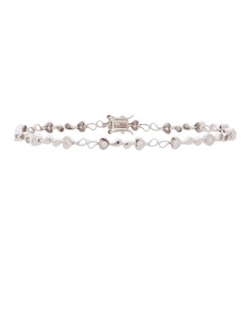 18K White Gold Diamond Bracelet