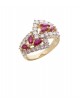 1.06ct Ruby 18K Gold Diamond Ring