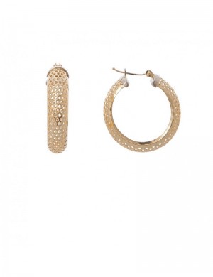 5.30 gram 18K Italian Gold Earrings