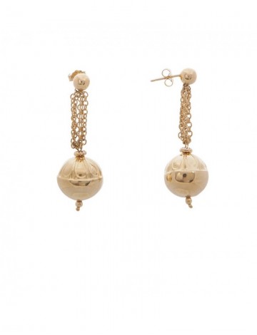 9.60 gram 18K Italian Gold Earrings