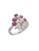 1.24ct Ruby 18K Yellow Gold Diamond Ring