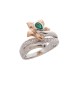 0.28ct Emerald 18K Gold Diamond Ring