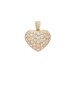 1.07ct Diamond 18K Gold Heart Shaped Pendant