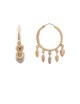 8.40 gram 18K Italian Gold Earrings