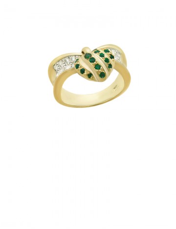 0.23ct Emerald 18K Gold Ring