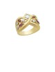 0.67ct Ruby 18K Gold Diamond Ring