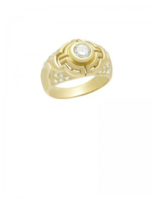 0.70ct Diamond 18K Gold Ring