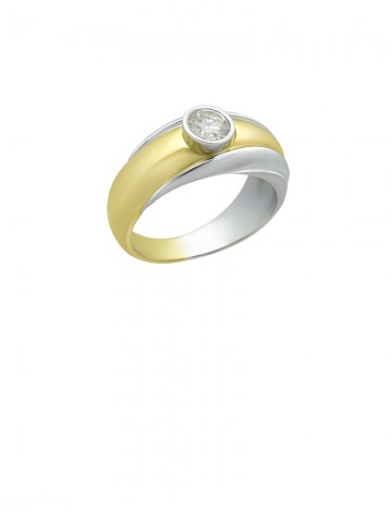 0.61ct Diamond 18K Gold Ring