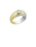 0.61ct Diamond 18K Gold Ring