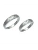 0.17ct Diamond 18K White Gold Ring Bands