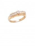 0.35ct Diamond 18K Gold Ring