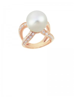 13.50mm South Sea Pearl in 18K Gold Ring