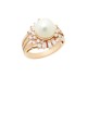 9.5mm Culture Pearl 18K Gold Ring