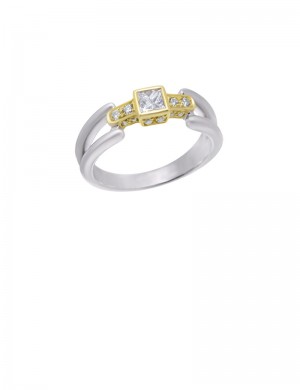 0.44ct Diamond 18K Gold Ring