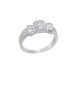 0.70ct Diamond Platinum 18K Gold Ring