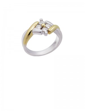 0.61ct Diamond 18K Gold Ring