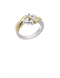 0.61ct Diamond 18K Gold Ring