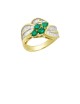 0.73ct Emerald 18K Gold Diamond Ring