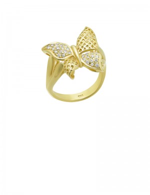 0.22ct Diamond 18K Gold Ring 