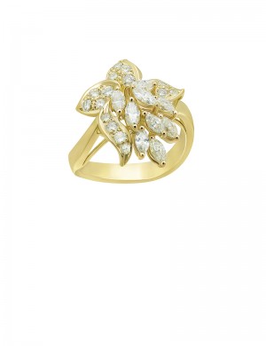 1.12ct Diamond 18K Gold Ring