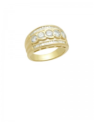 1.42ct Diamond 18K Gold Ring