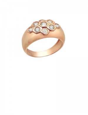 0.61ct Diamond 18K Gold Ring