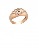 0.61ct Diamond 18K Gold Ring