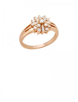 0.44ct Diamond 18K Gold Ring