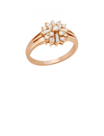 0.44ct Diamond 18K Gold Ring