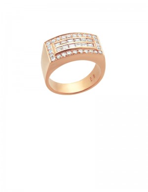 1.09ct Diamond 18K Gold Ring