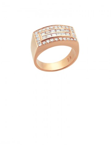 1.09ct Diamond 18K Gold Ring