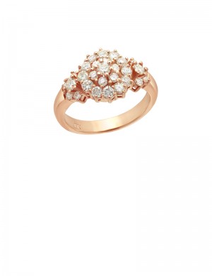 0.65ct Diamond 18K Gold Ring