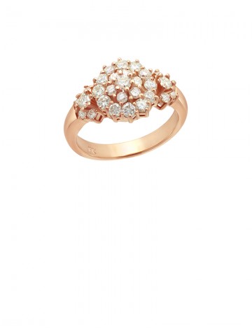 0.65ct Diamond 18K Gold Ring