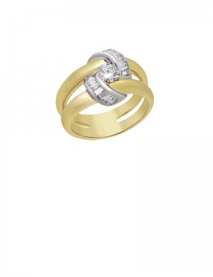 0.69ct Diamond 18K Gold Ring