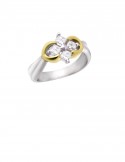 0.55ct Diamond 18K Gold Ring