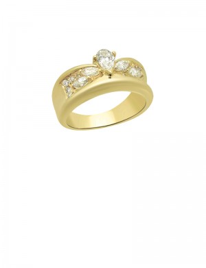 0.78ct Diamond 20K Gold Ring