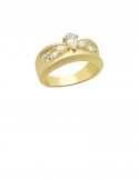 0.78ct Diamond 20K Gold Ring