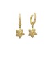 0.59ct Diamond 18K Yellow Gold Earrings