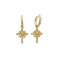 0.74ct Diamond 18K Yellow Gold Earrings