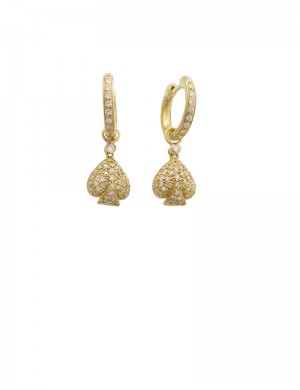 0.63ct Diamond 18K Gold Earrings