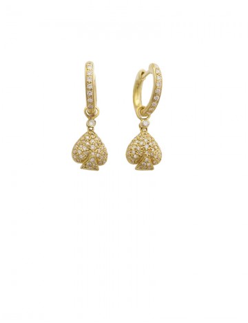 0.63ct Diamond 18K Yellow Gold Earrings