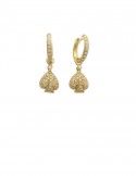 0.63ct Diamond 18K Gold Earrings