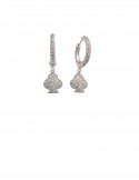 0.42ct Diamond 18K White Gold Earrings