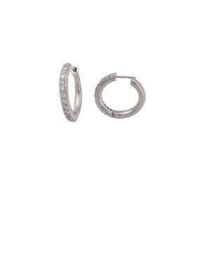 0.22ct Diamond 18K White Gold Earrings