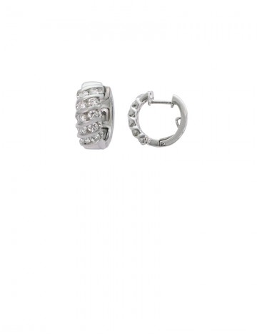 0.36ct Diamond 18K White Gold Earrings